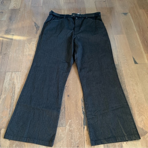 White Stag Essential Trouser Stretch Striped Pants NWT Size 18 - Picture 3 of 12